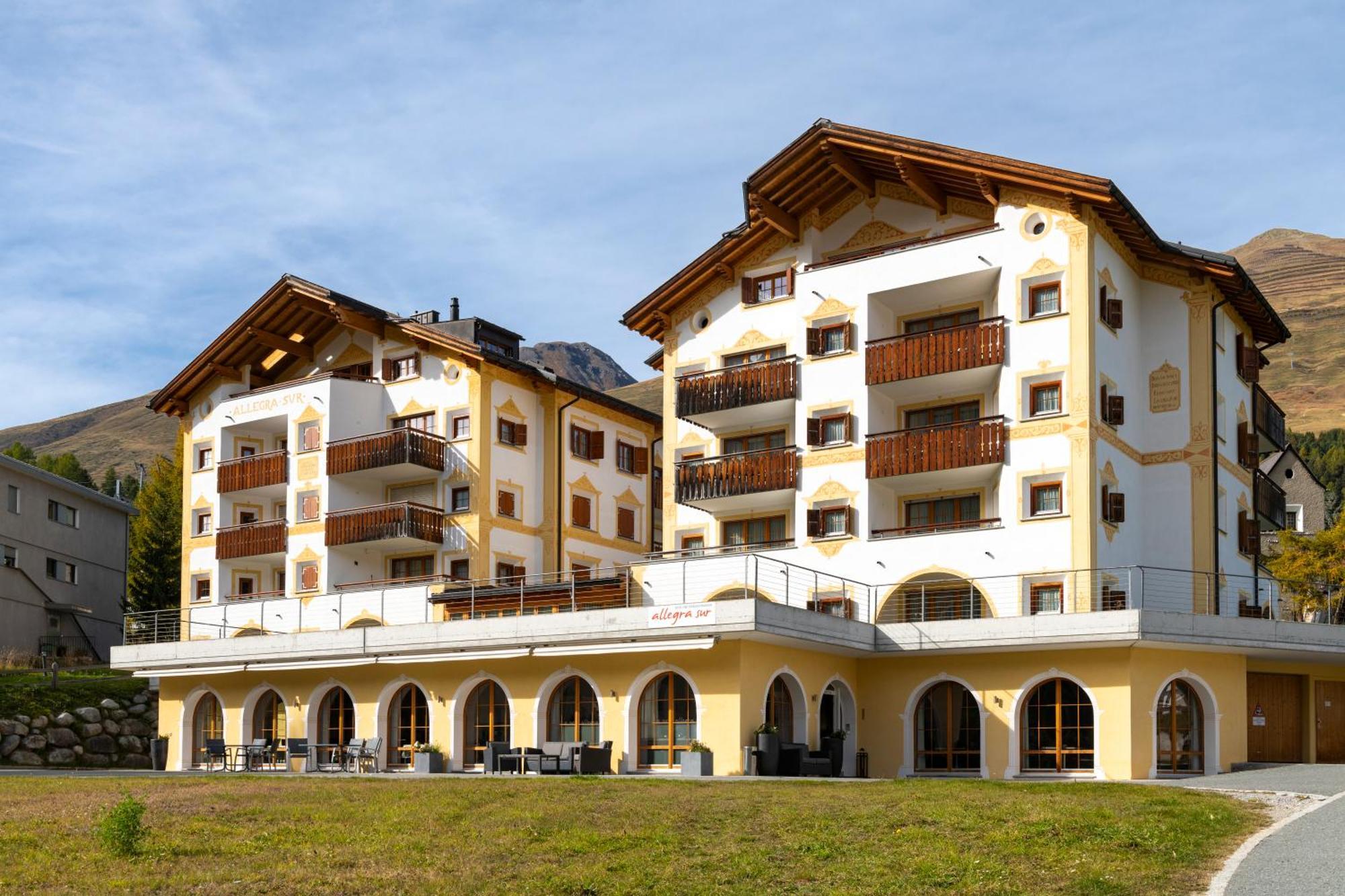 Ferienwohnungen Hotel Allegra Zuoz Dış mekan fotoğraf