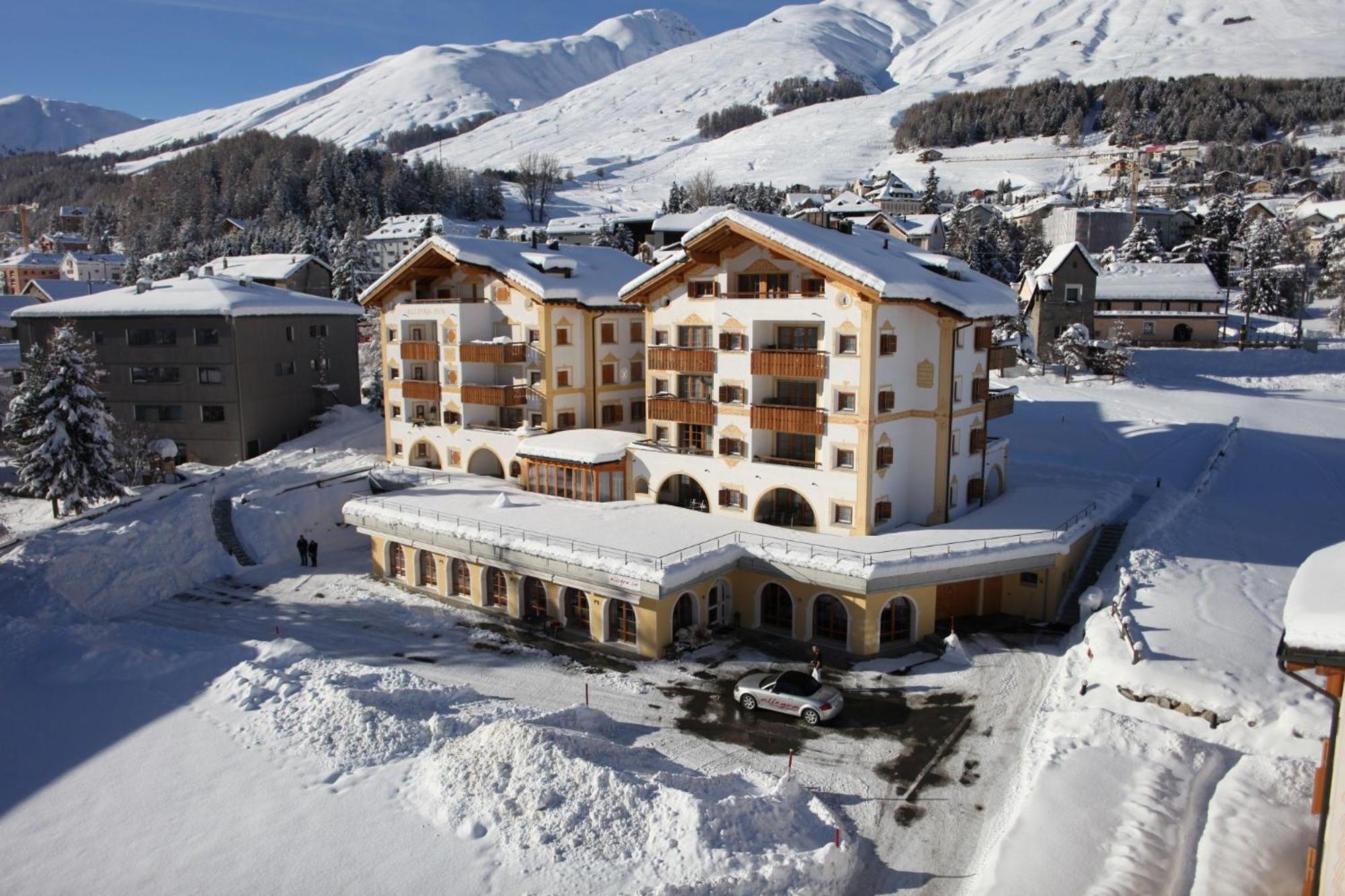 Ferienwohnungen Hotel Allegra Zuoz Dış mekan fotoğraf